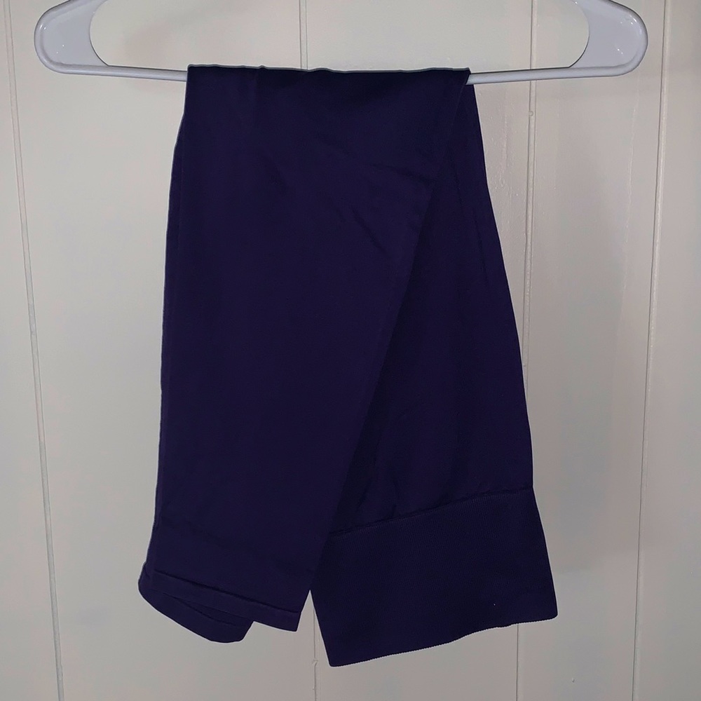 Purple seamless fabletics workout leggings